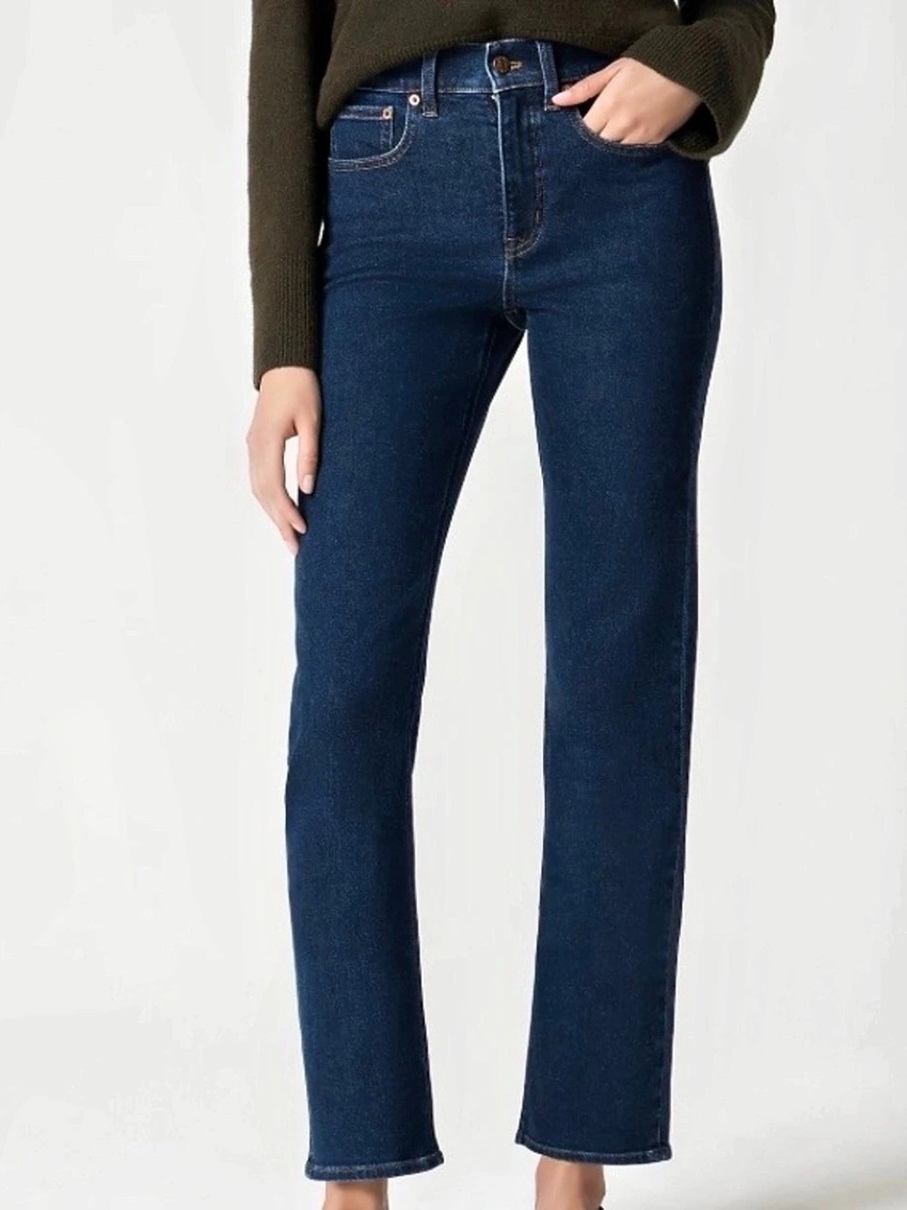 J. Crew Matchstick Straight Leg Jeans Blue Waist 29